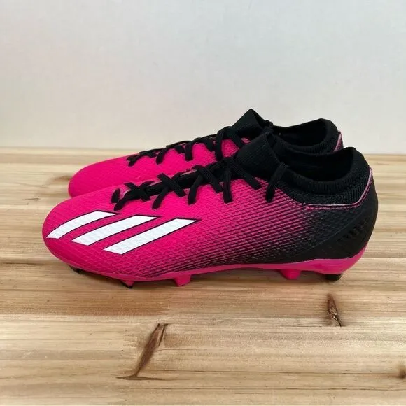 NEW Adidas X Speedportal .3 FG Youth kids Soccer Cleats size 5 Pink Black