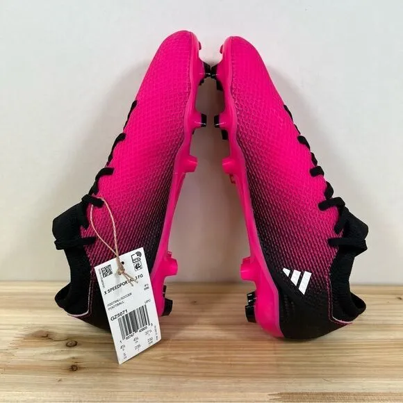 NEW Adidas X Speedportal .3 FG Youth kids Soccer Cleats size 5 Pink Black