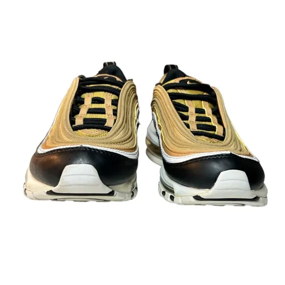 Nike Air Max 97 GS Metallic Gold, Black Youth Size 5.5 Women’s Size 7