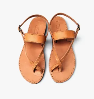 NIKOLA BACKSTRAP SANDAL - NATURAL TAN