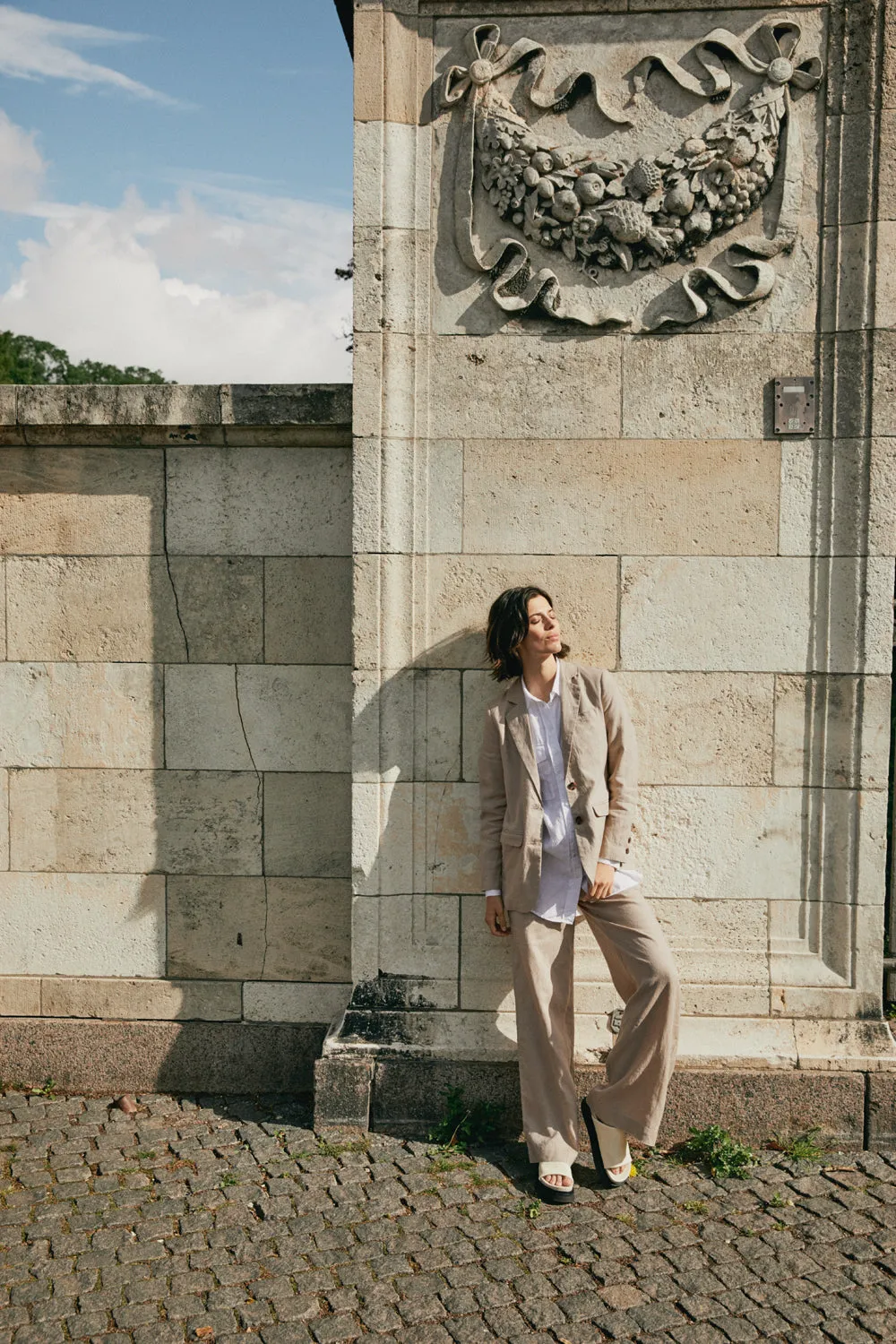 NinnesPW Pants - White Pepper