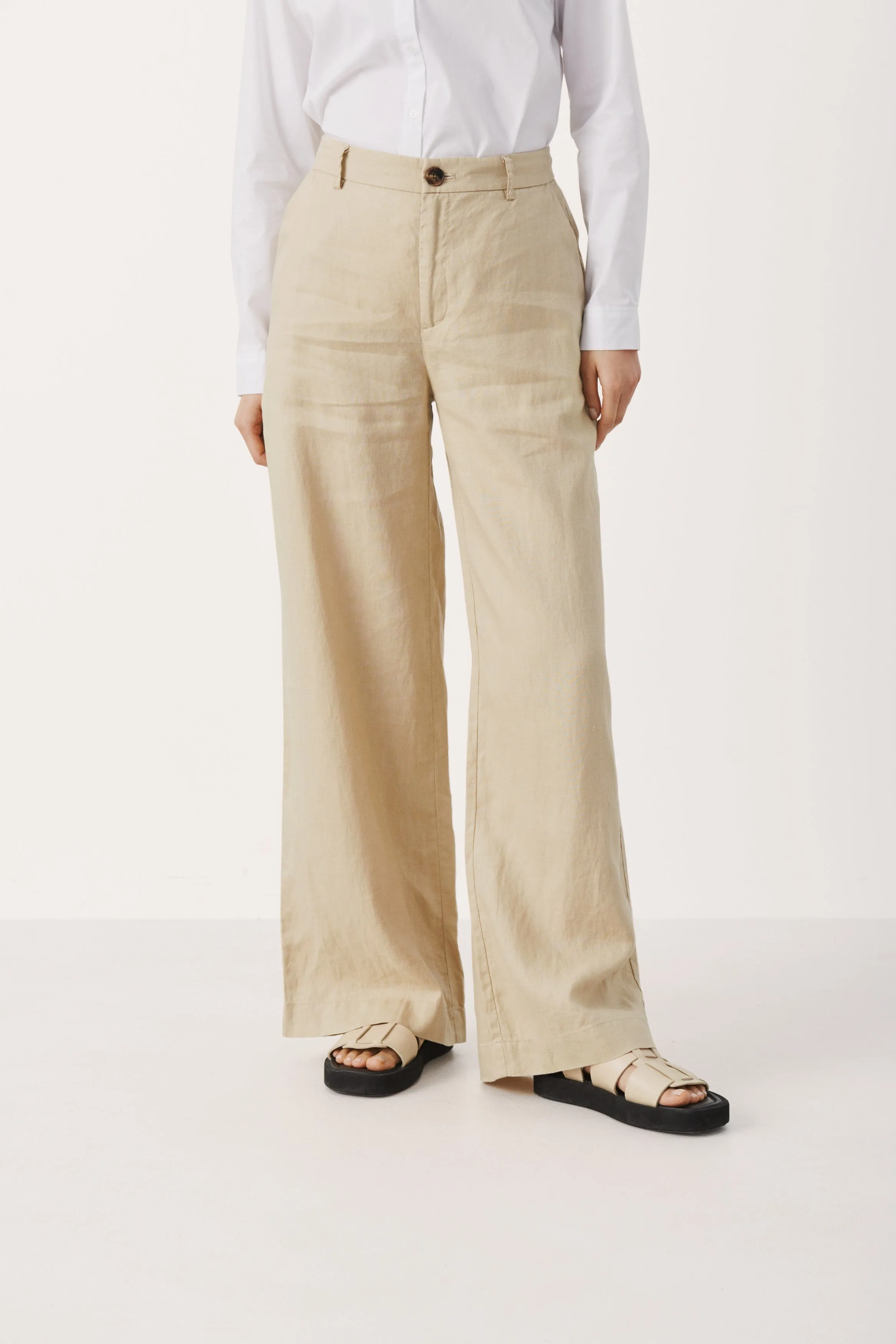 NinnesPW Pants - White Pepper