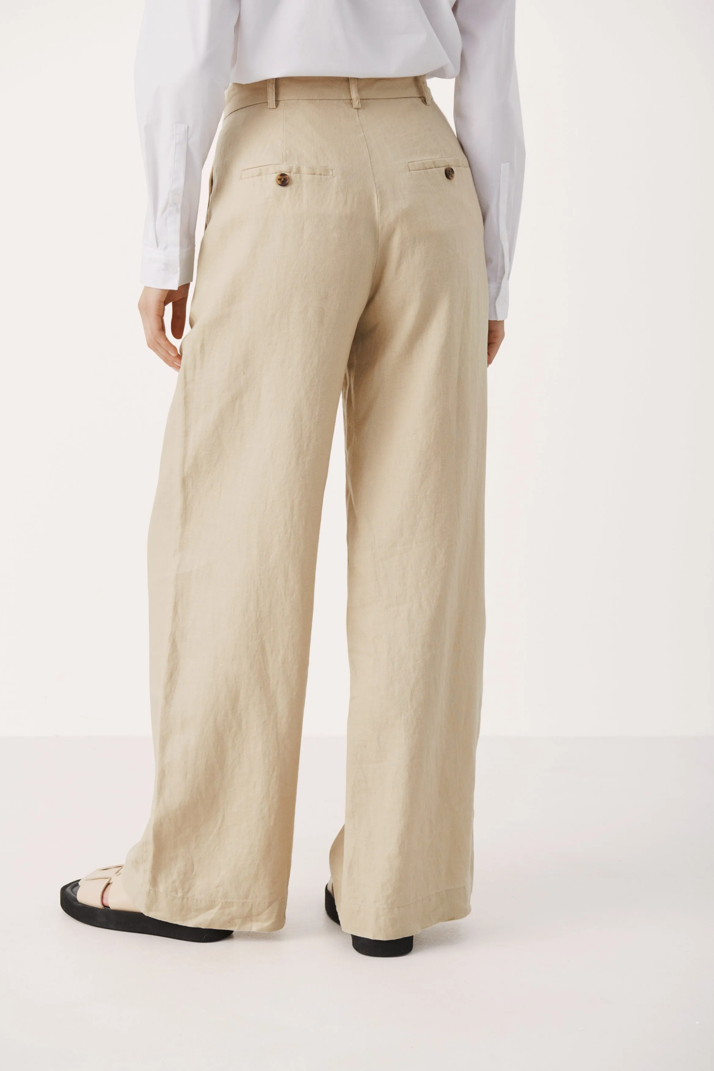 NinnesPW Pants - White Pepper