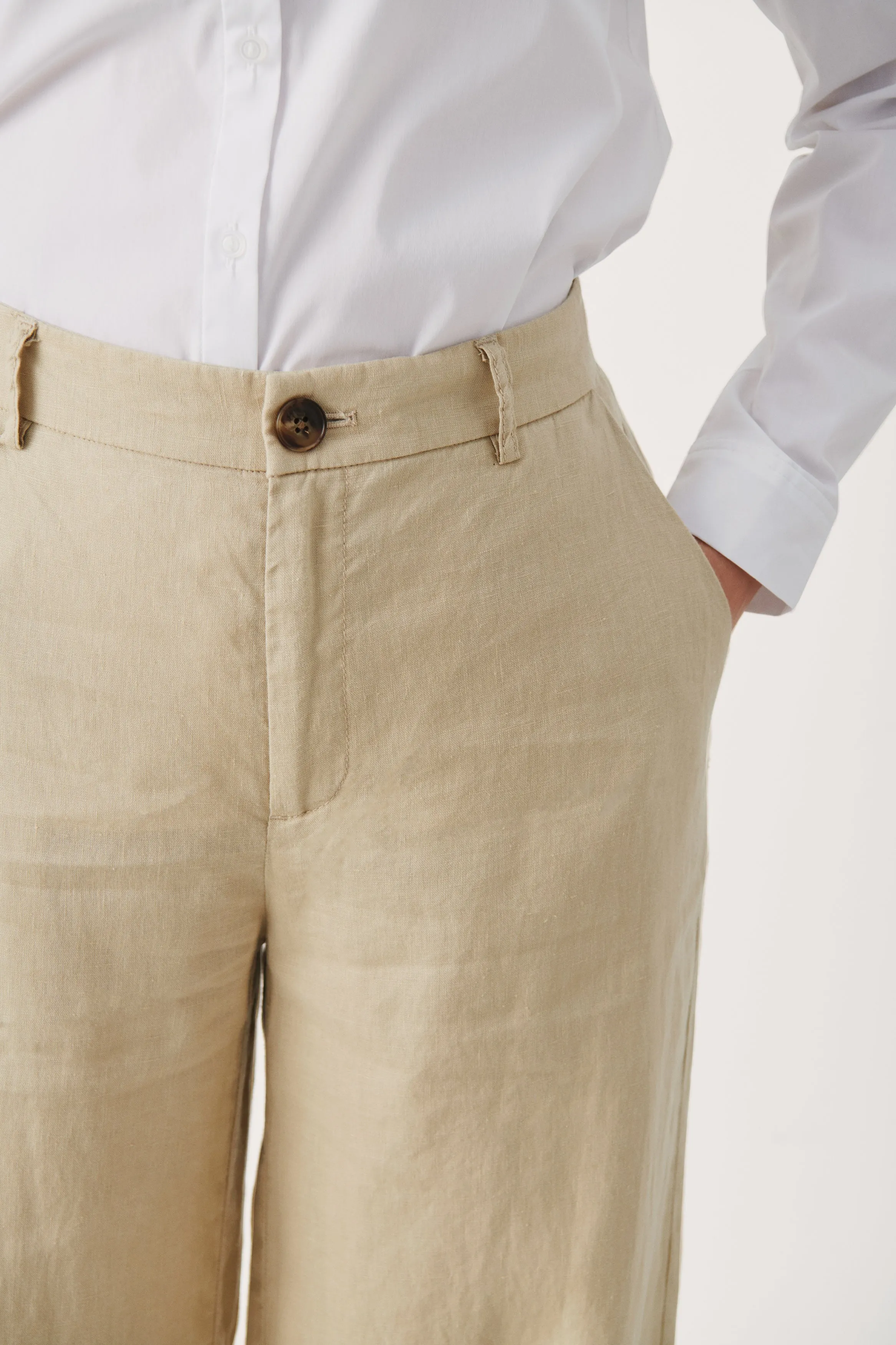 NinnesPW Pants - White Pepper
