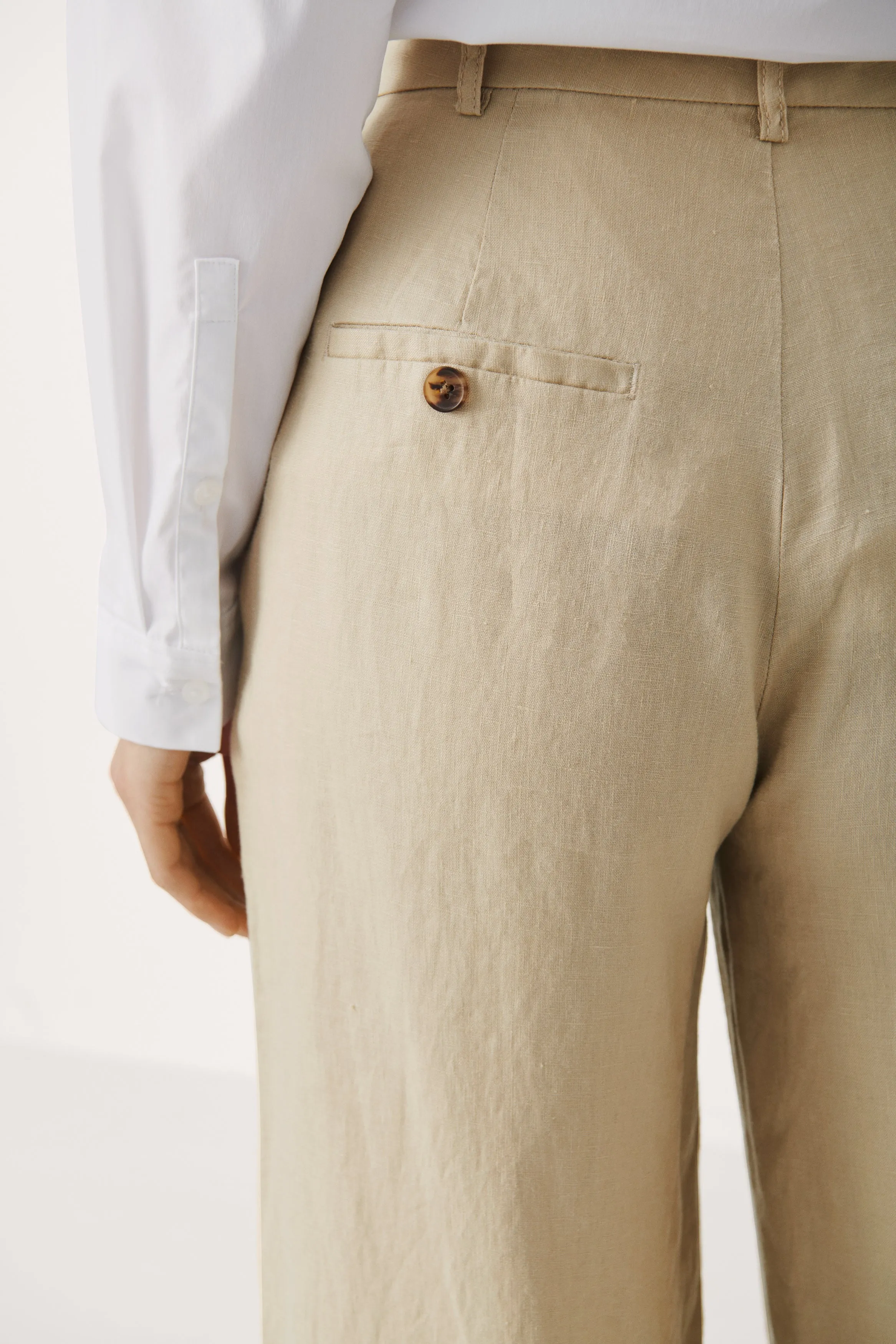 NinnesPW Pants - White Pepper