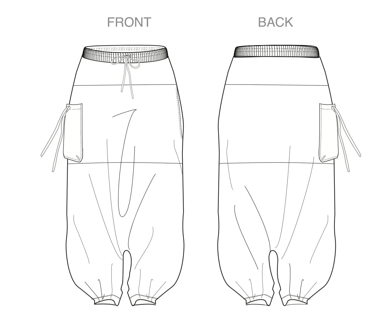 O.G. Solid Harem Pants