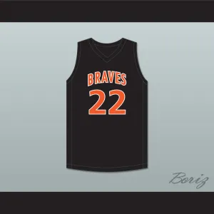 Otto Porter Jr. 22 Scott County Central High School Braves Black Basketball Jersey 2