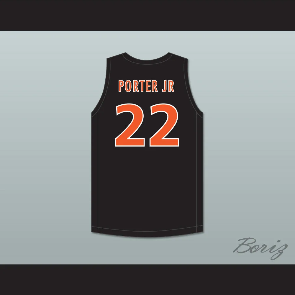 Otto Porter Jr. 22 Scott County Central High School Braves Black Basketball Jersey 2