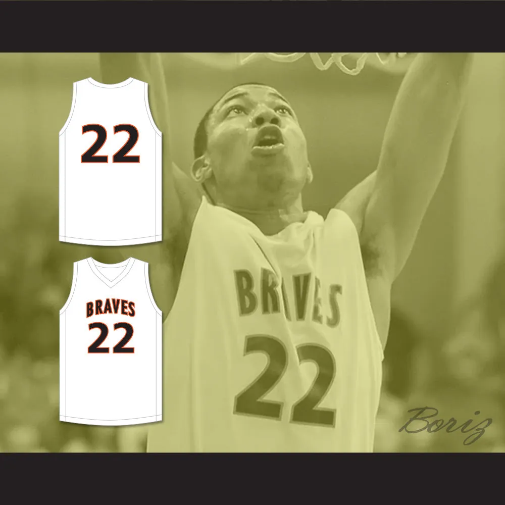Otto Porter Jr. 22 Scott County Central High School Braves White Basketball Jersey 1