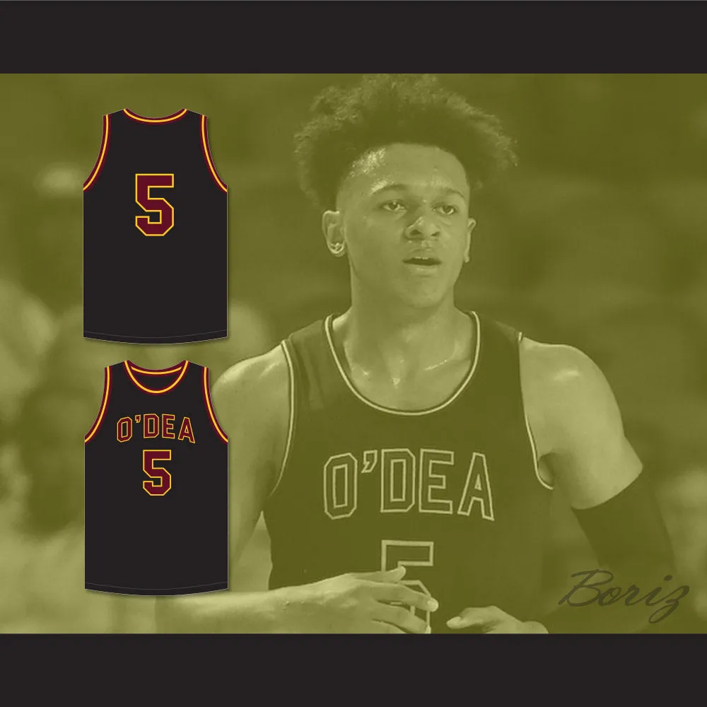 Paolo Banchero 5 O'Dea High School Fighting Irish Black Basketball Jersey 1