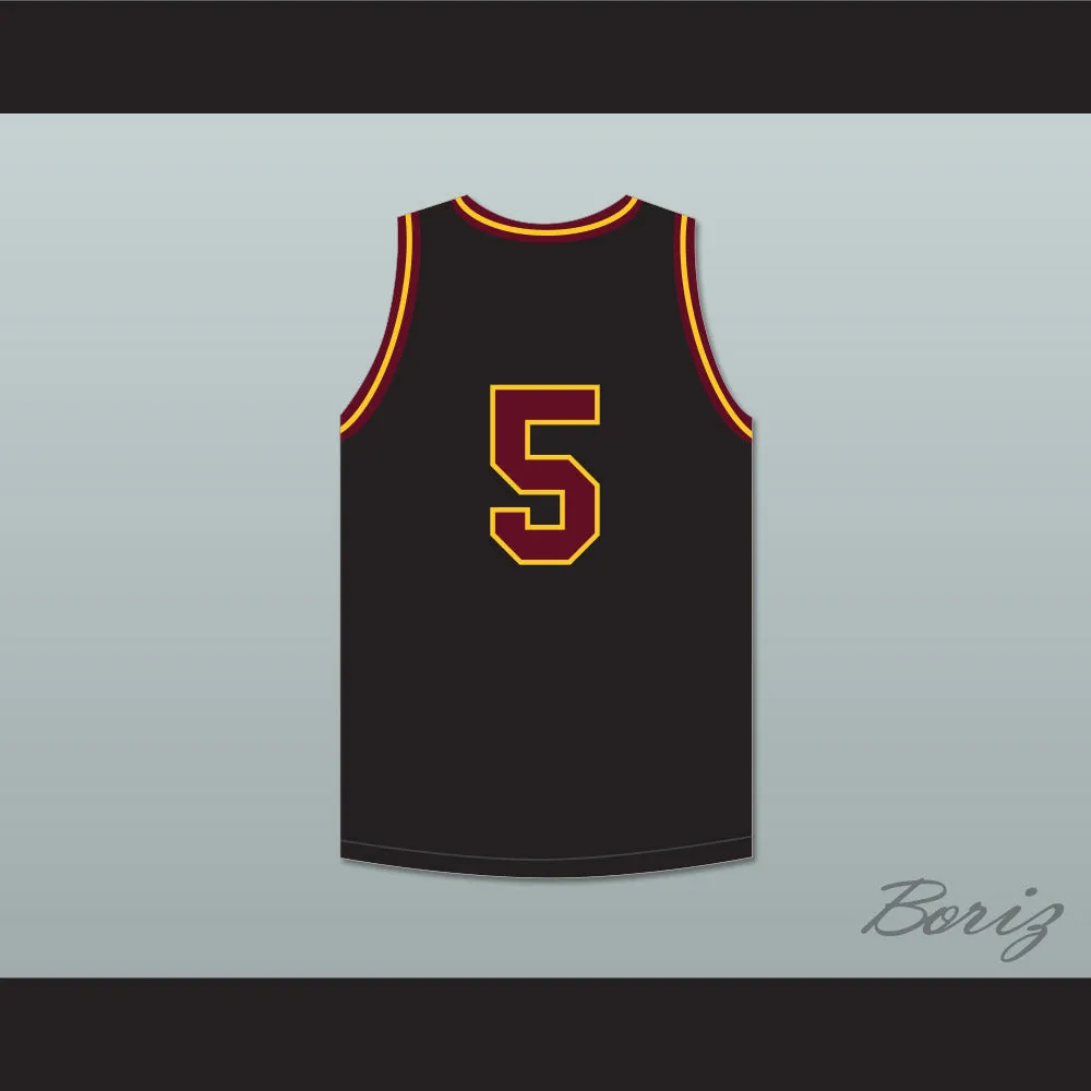 Paolo Banchero 5 O'Dea High School Fighting Irish Black Basketball Jersey 1