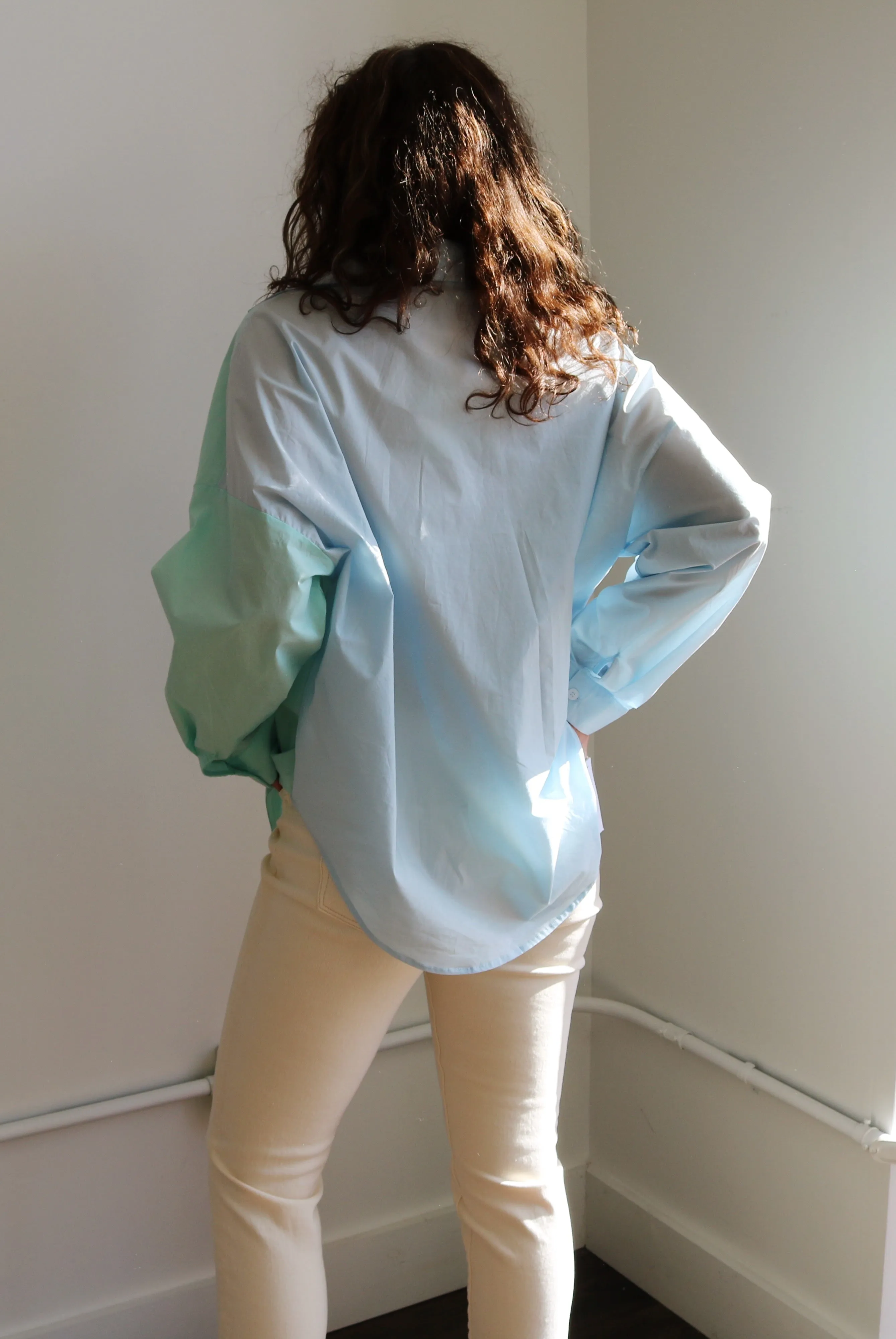 Pistachio Poplin Shirt
