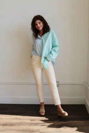 Pistachio Poplin Shirt