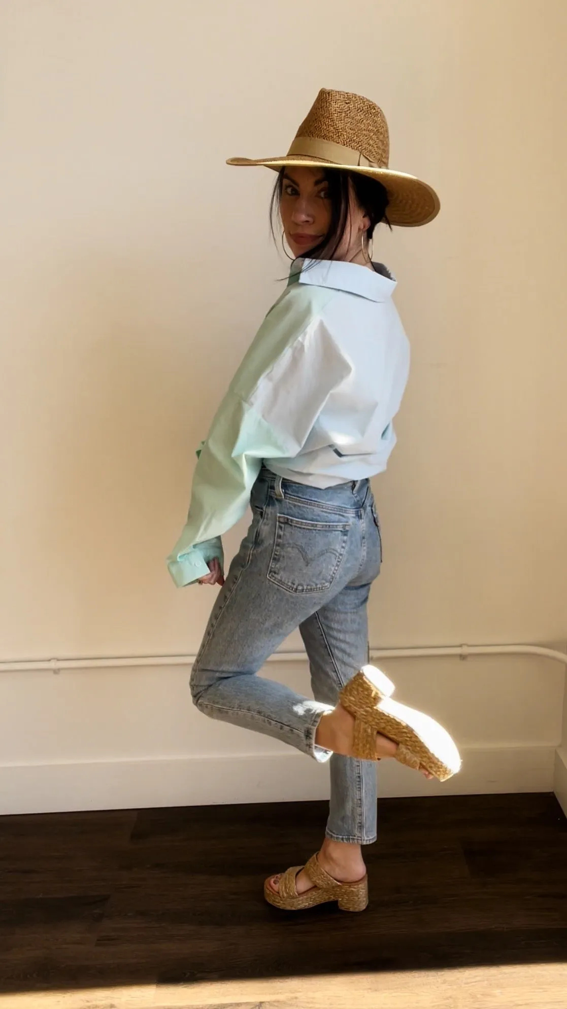 Pistachio Poplin Shirt