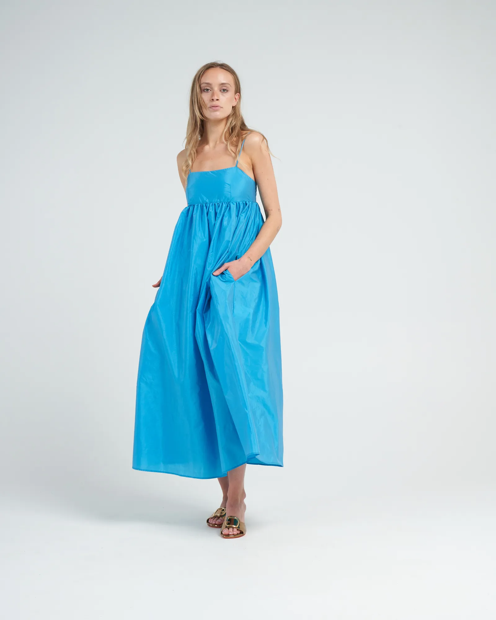 playa dress - light blue