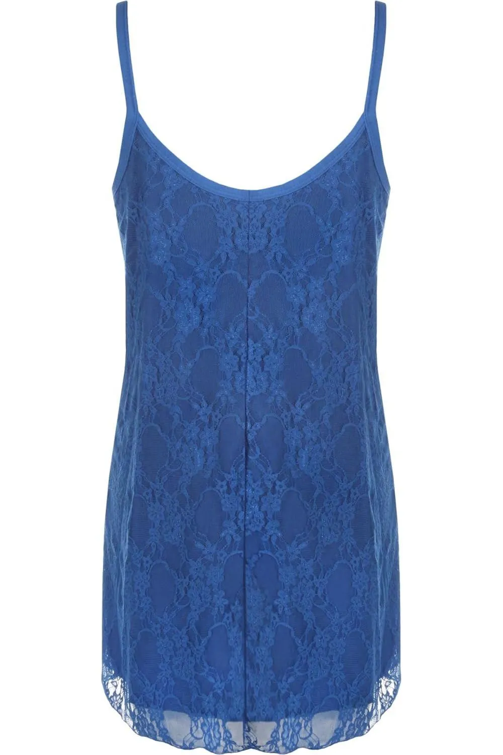 Plus Size Lace Chiffon Sheer Swing Vest
