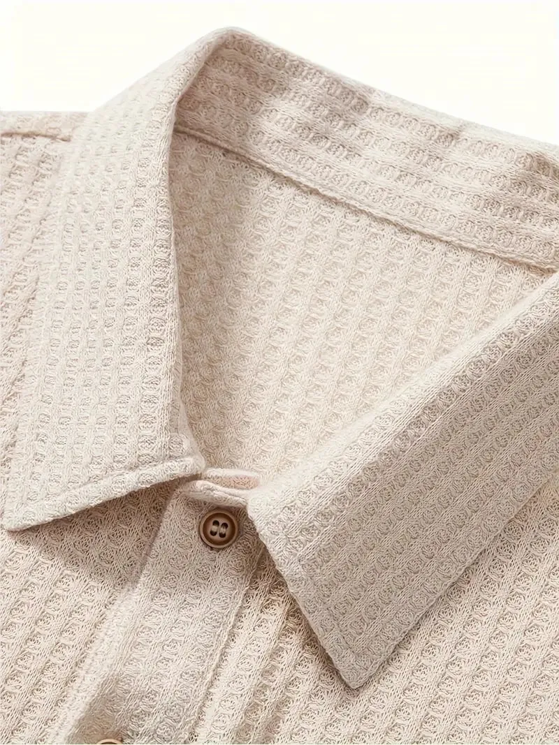 Polo Shirt – Textured Knit – Casual Smart Look