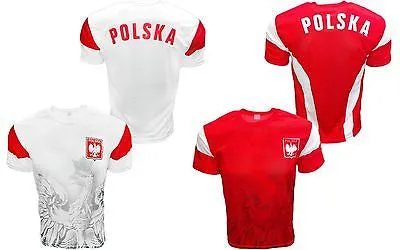 Polska Eagle Athletic Soccer Jersey Shirt