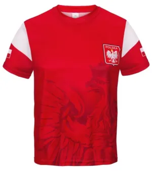 Polska Eagle Athletic Soccer Jersey Shirt