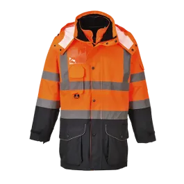 Portwest S426 Hi-Vis 7-in-1 Contrast Traffic Jacket