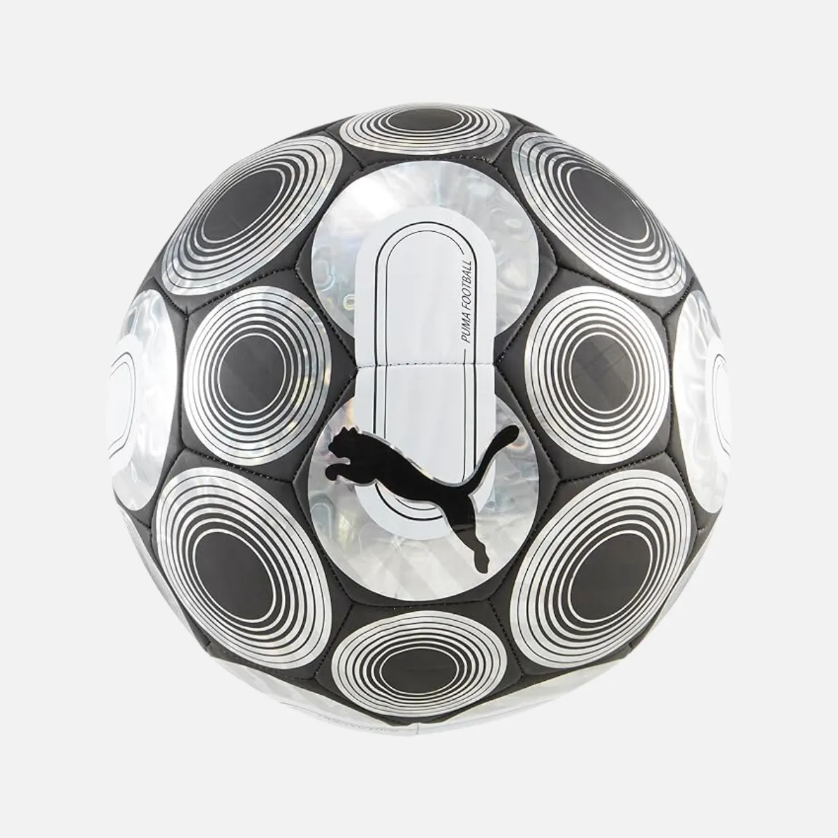 Puma Unisex-Adult Cage Ball -Silver/Black/White
