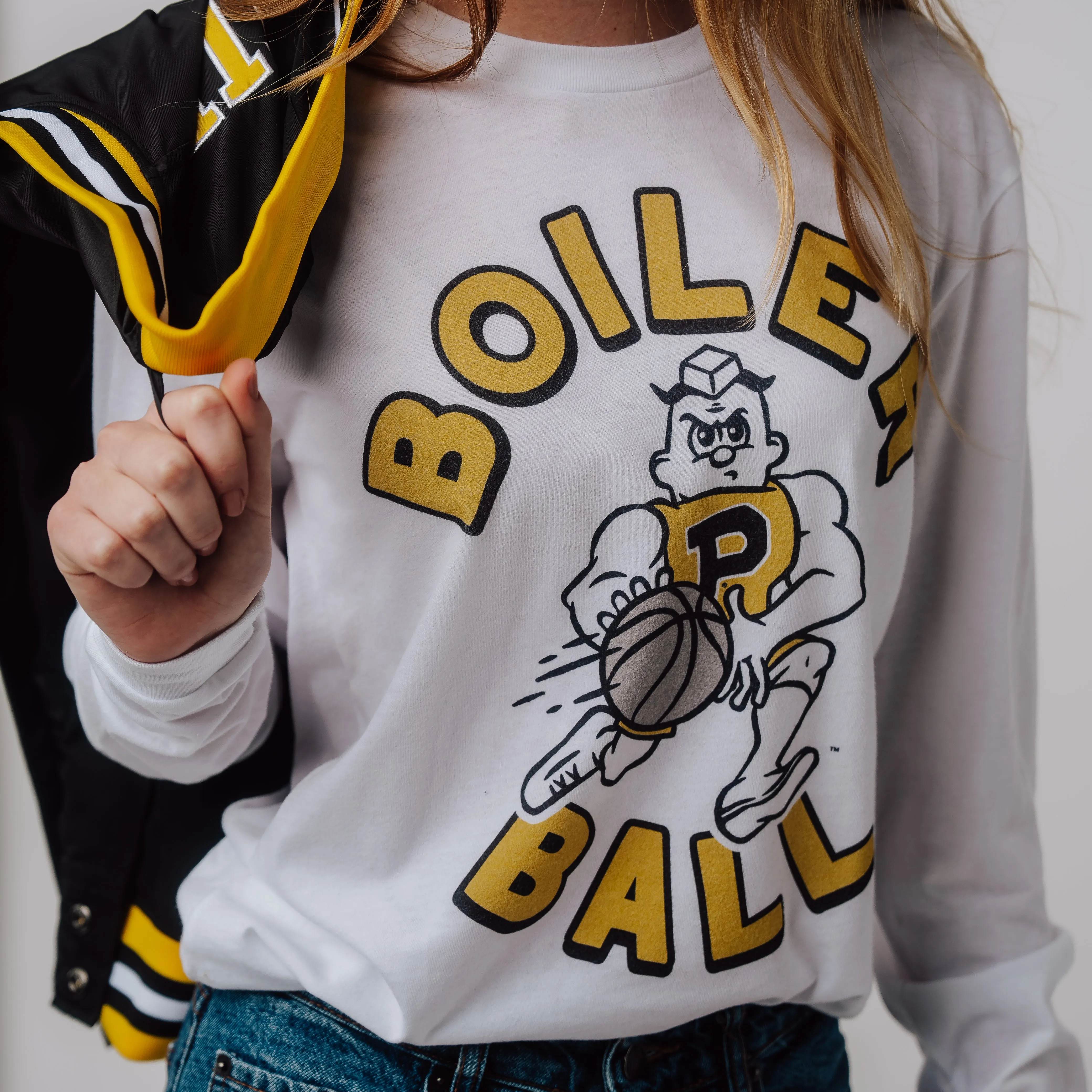 Purdue Boilermakers "Boiler Ball" Retro Long Sleeve