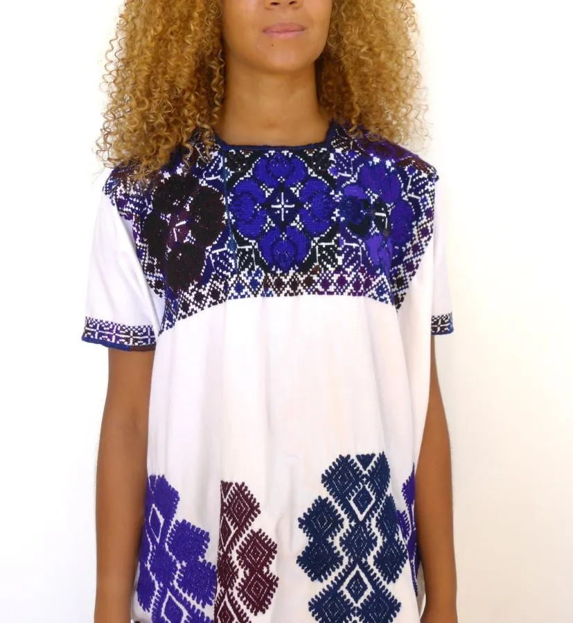 Purple/Blue Cross Stitch Dresses
