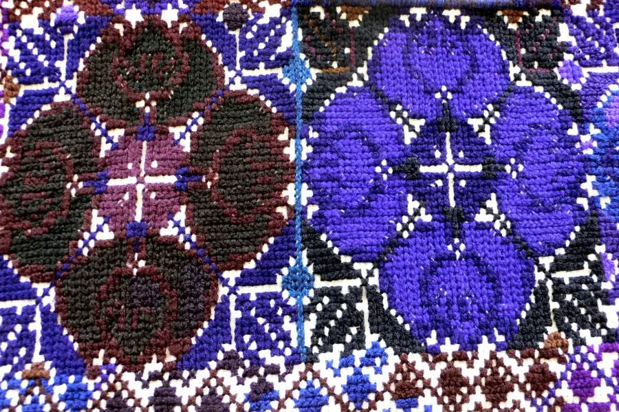 Purple/Blue Cross Stitch Dresses