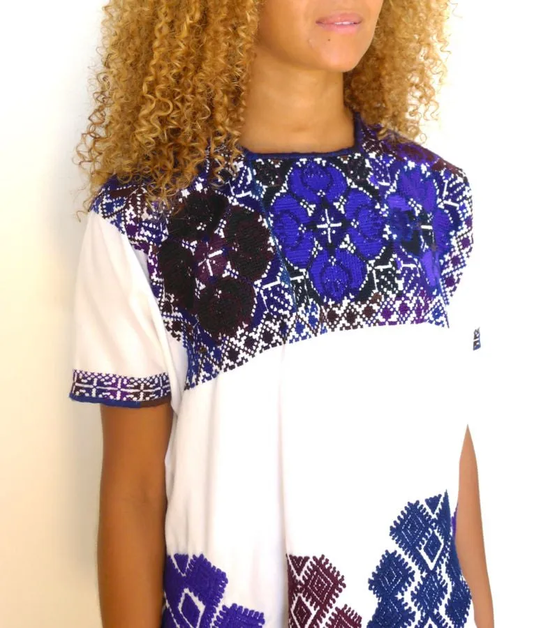 Purple/Blue Cross Stitch Dresses