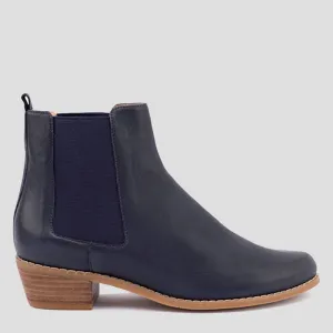 RAINE - NAVY LEATHER