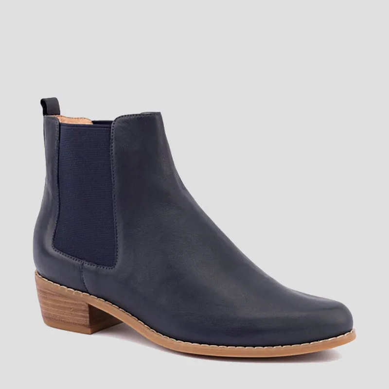 RAINE - NAVY LEATHER