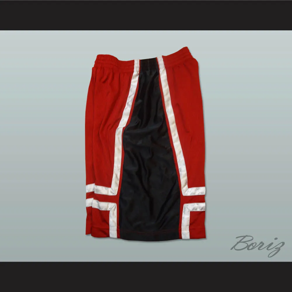 Red Black and White Basketball Shorts