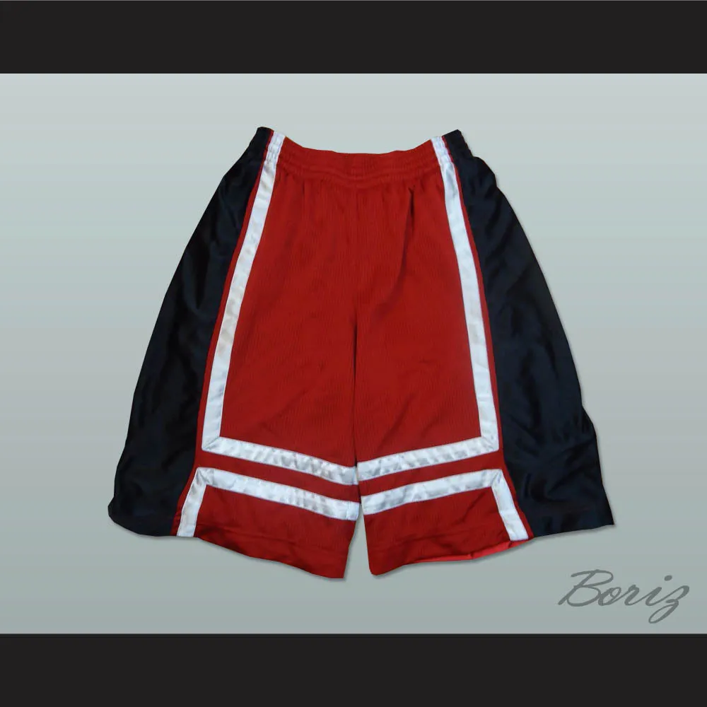 Red Black and White Basketball Shorts