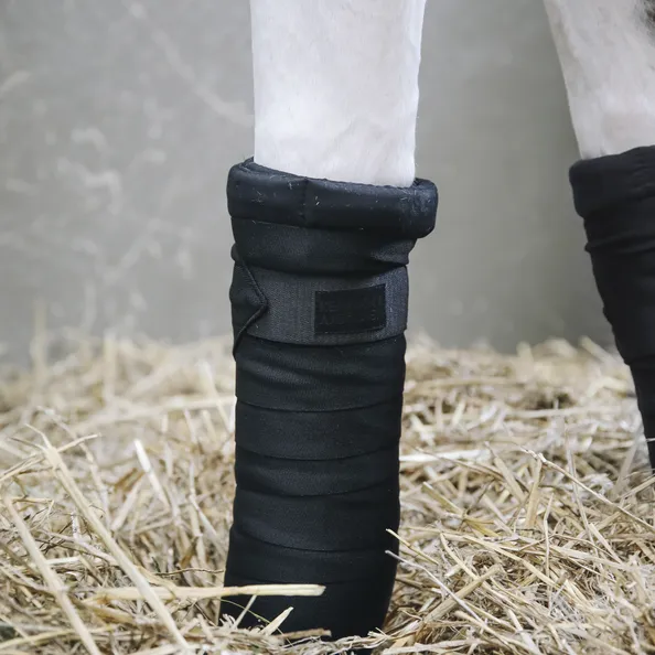 Repellent Stable Bandages Set of 4 - Black