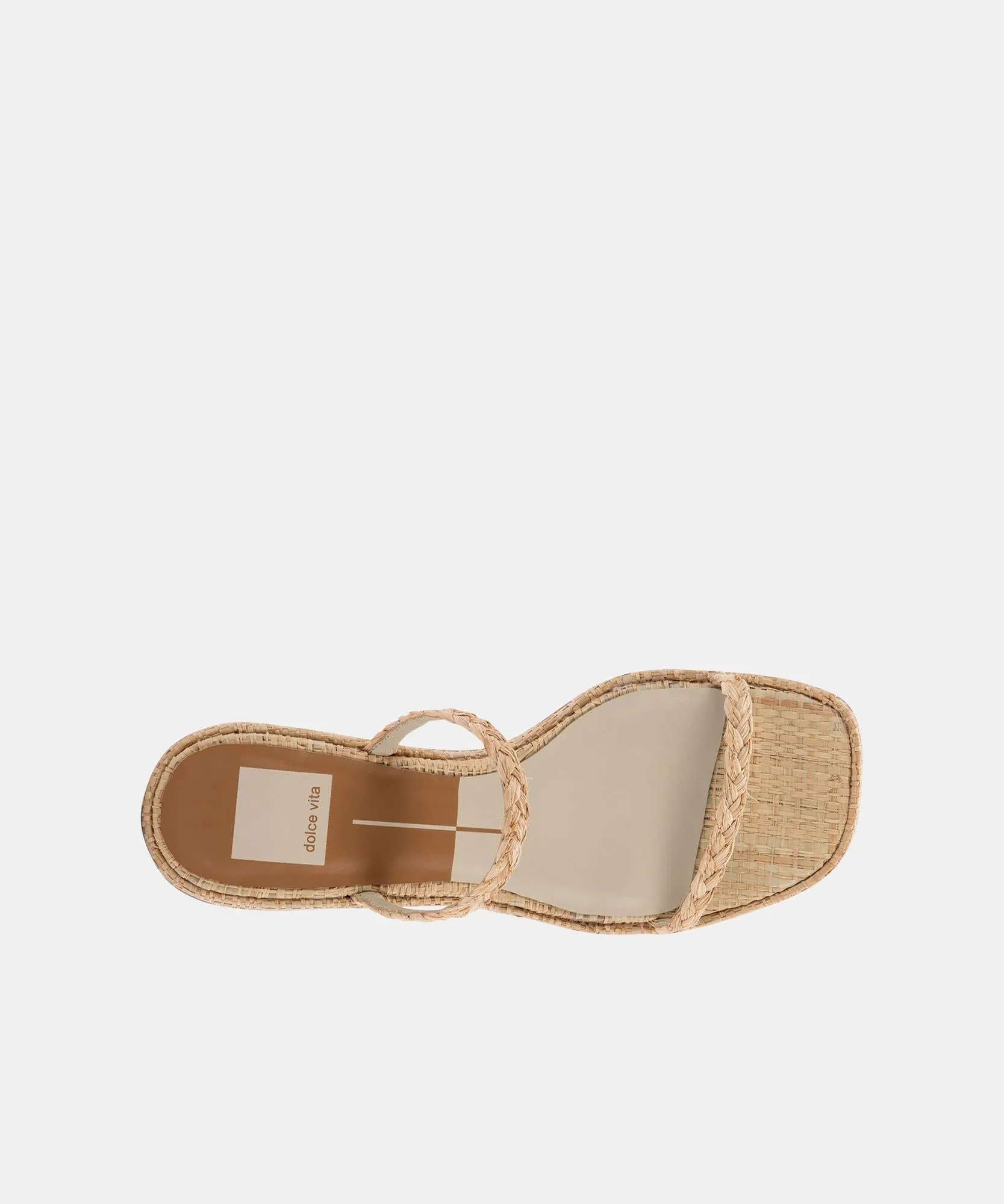 RIYA SANDALS LT NATURAL RAFFIA