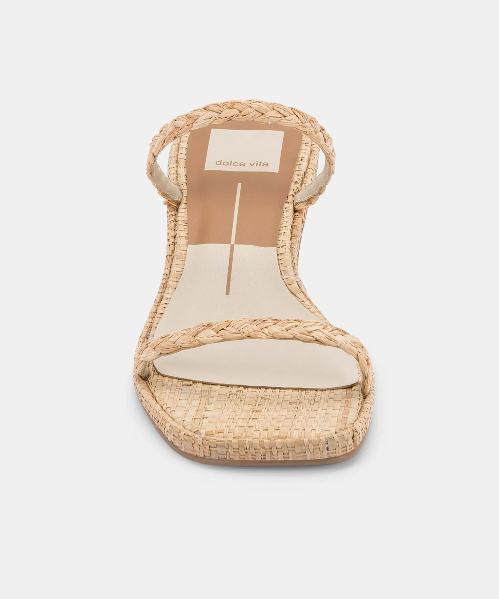 RIYA SANDALS LT NATURAL RAFFIA