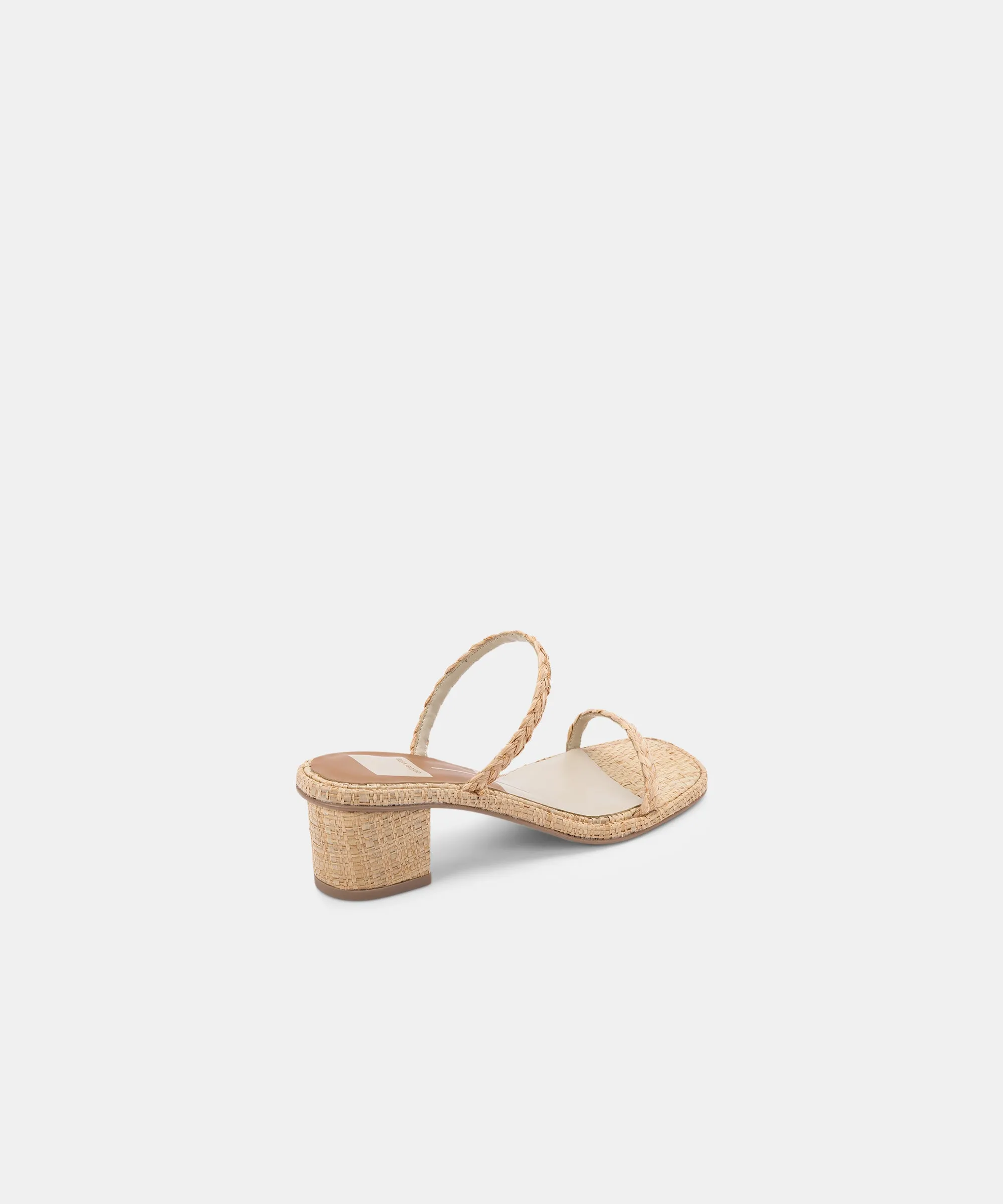 RIYA SANDALS LT NATURAL RAFFIA