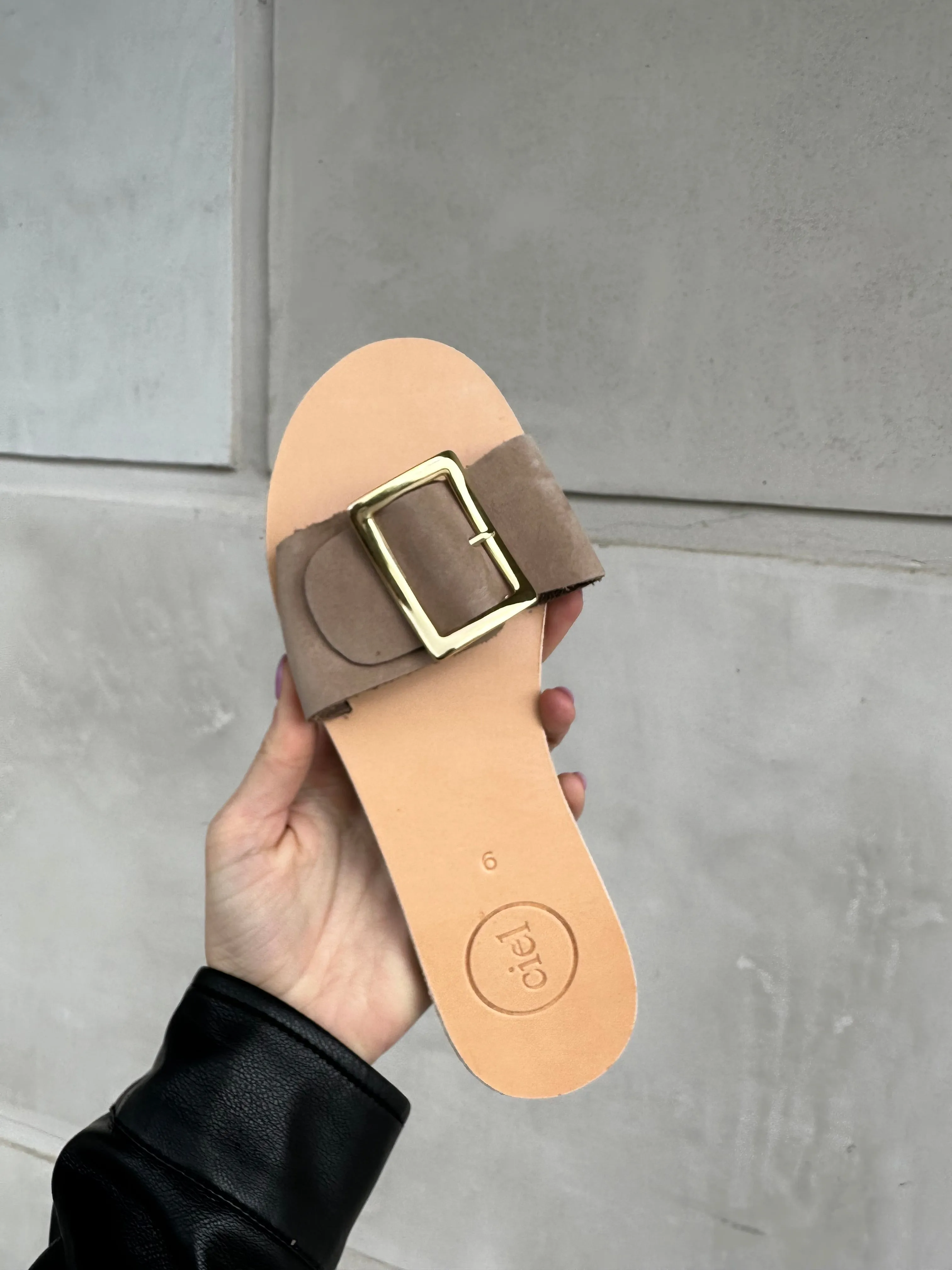 Sanibel Slides - Tan Suede