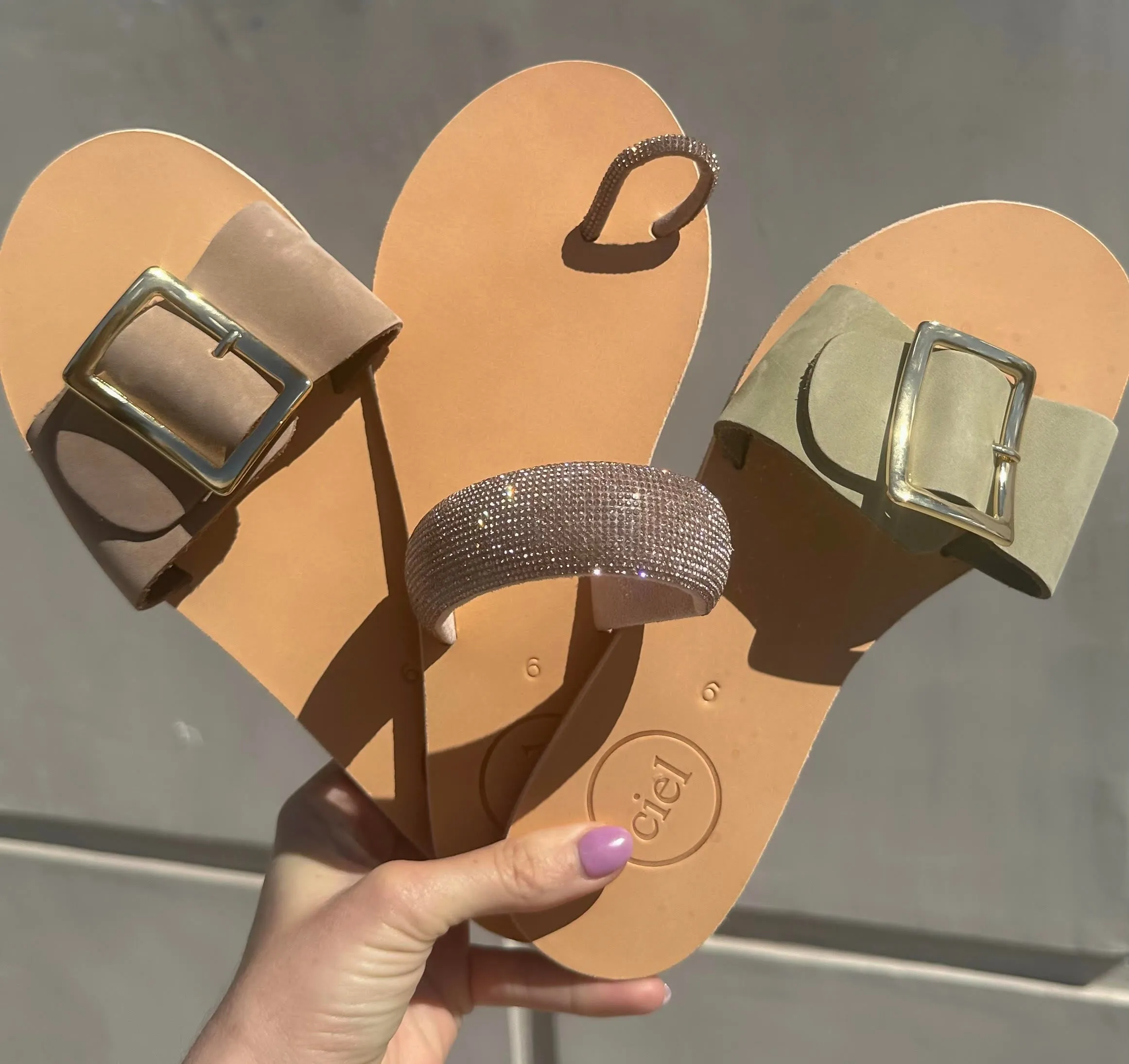 Sanibel Slides - Tan Suede