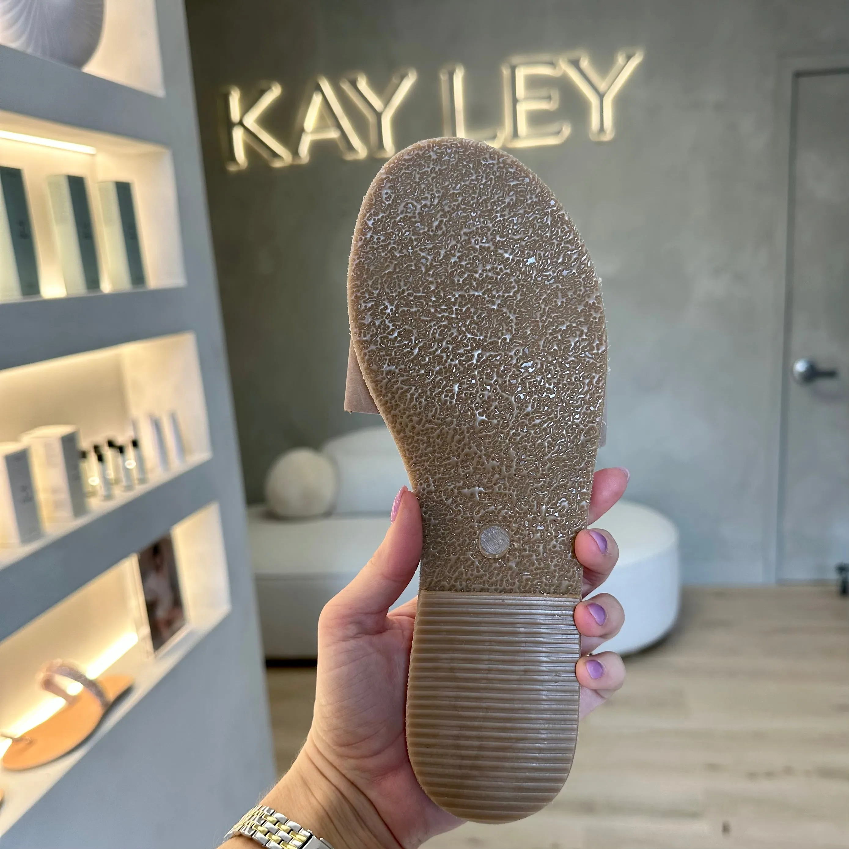 Sanibel Slides - Tan Suede