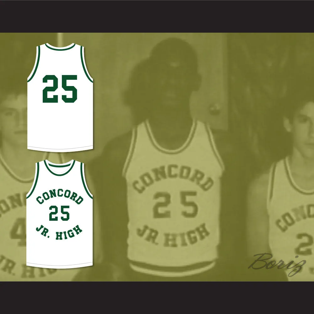 Shawn Kemp 25 Concord Junior High School Basketball Jersey