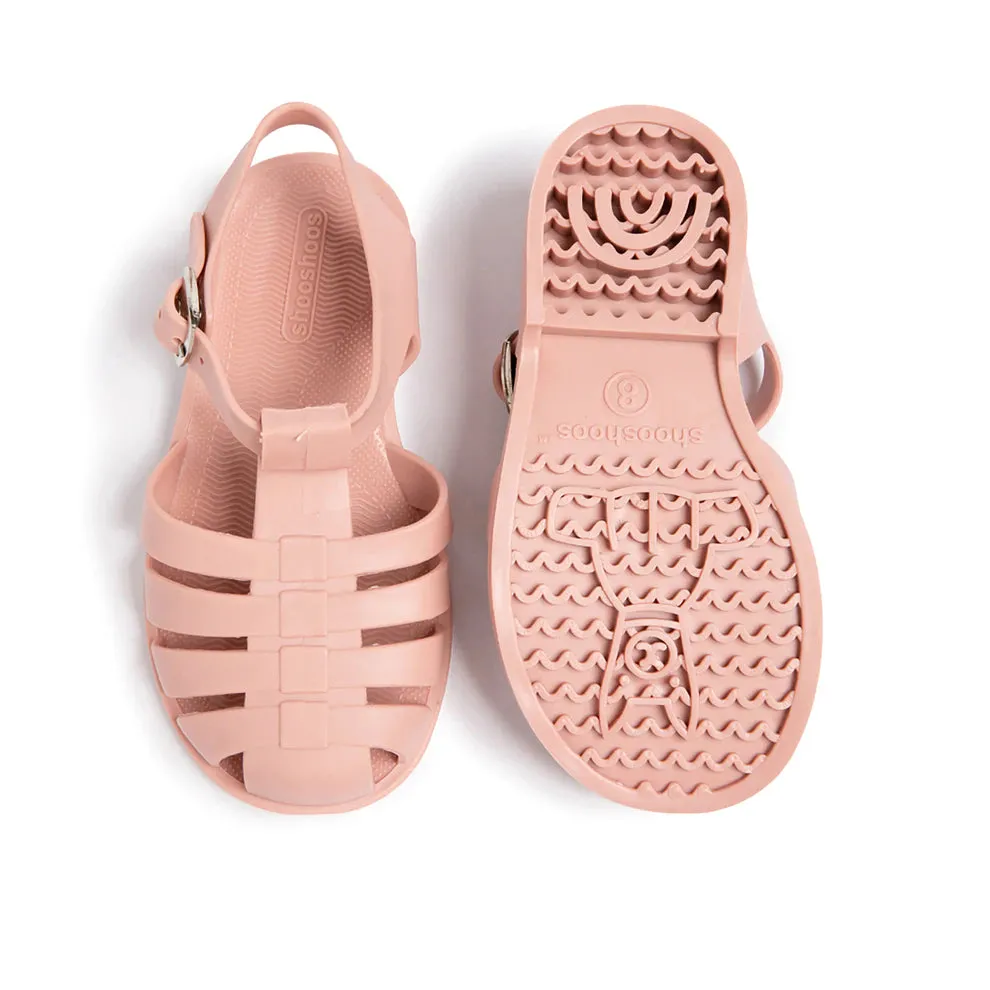 Shooshoos Jelly Sandal - Top to Tail: Blush Pink