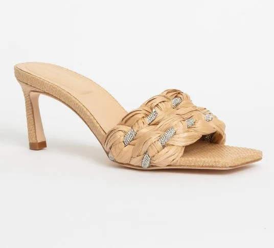 Simkhai Jena Mid Hell Sandal - Natural