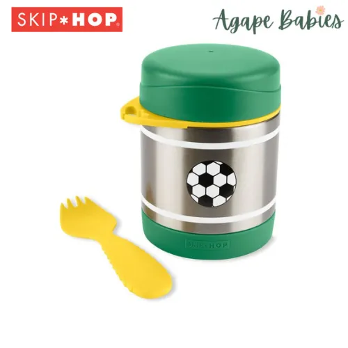 Skip Hop Spark Style Food Jar - Soccer/Football