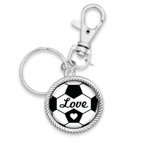 Soccer Love Key Chain