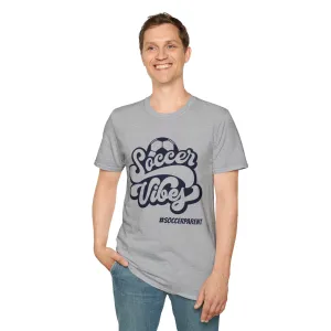 Soccer Vibes Unisex Softstyle T-Shirt for Soccer Parents