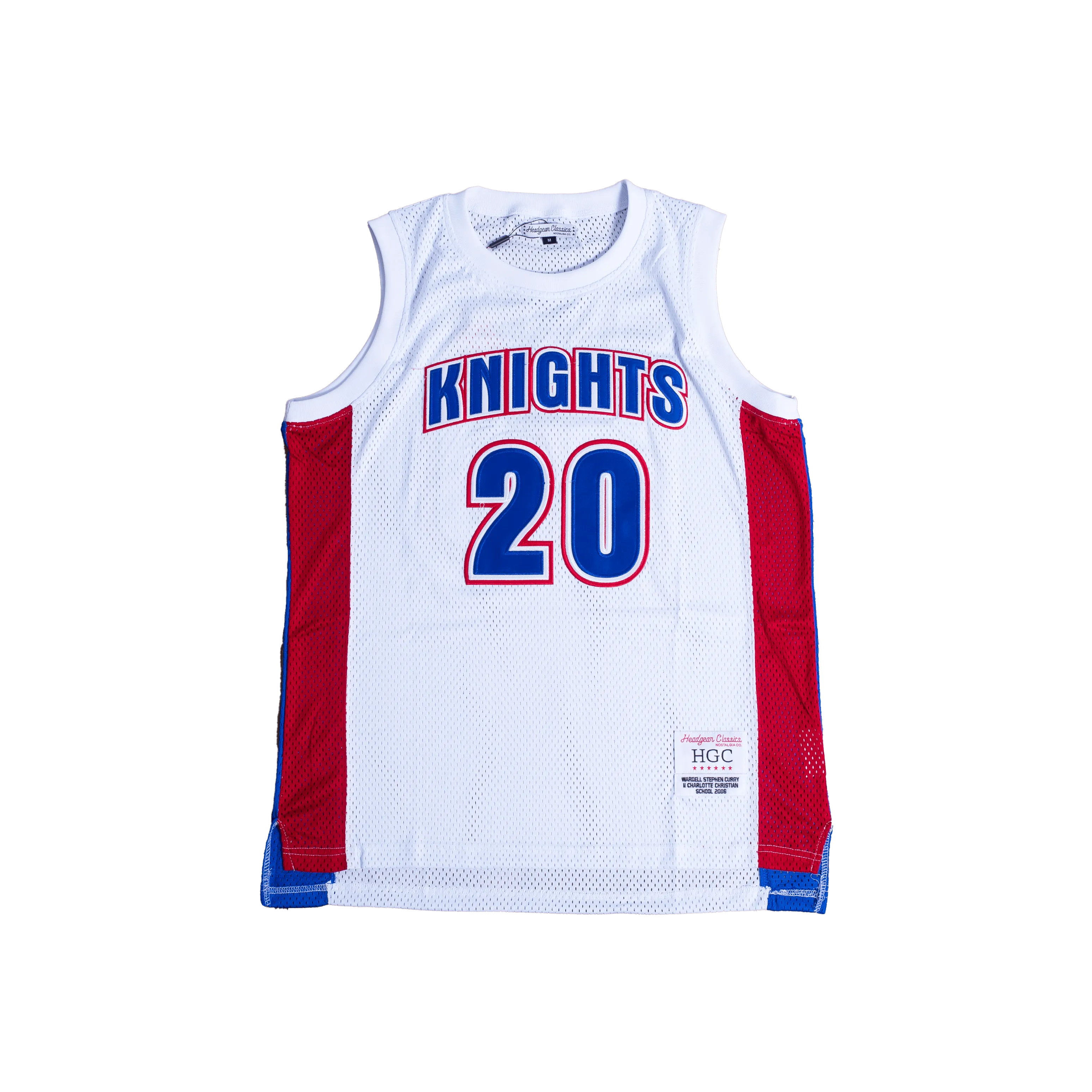 STEPH CURRY HIGH SCHOOL YOUTH BASKETBALL JERSEY (WHITE)
