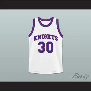 Stephen Curry 30 Charlotte Christian High School Knights White Basketball Jersey 2