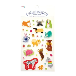 Stickiville Stickers: Quirky Dogs - Standard (1 Sheet)