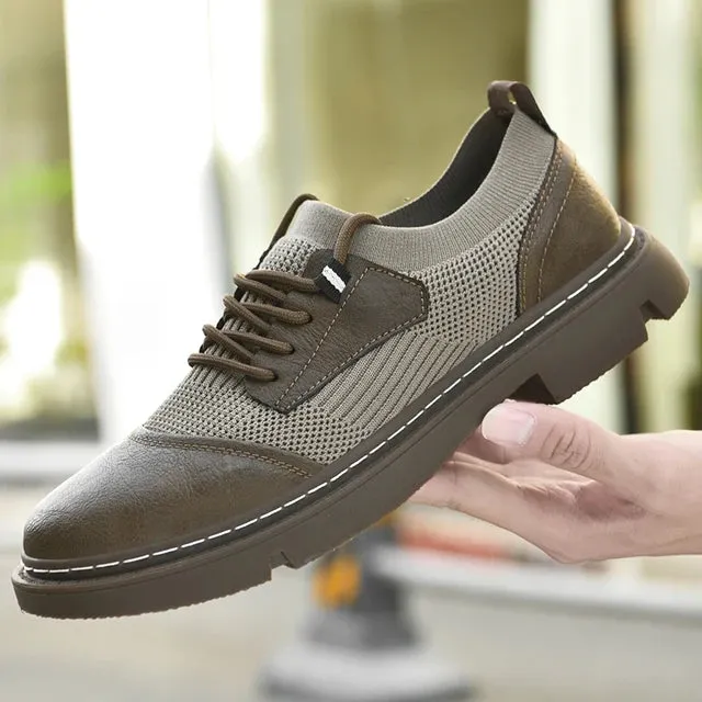 Stilvoller Auftritt: UrbanEase Lederloafer mit 5 cm Erhöhung